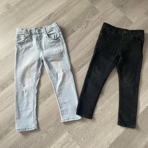 Toddler Zara Skinny Jeans size 3-4T 2 Pairs